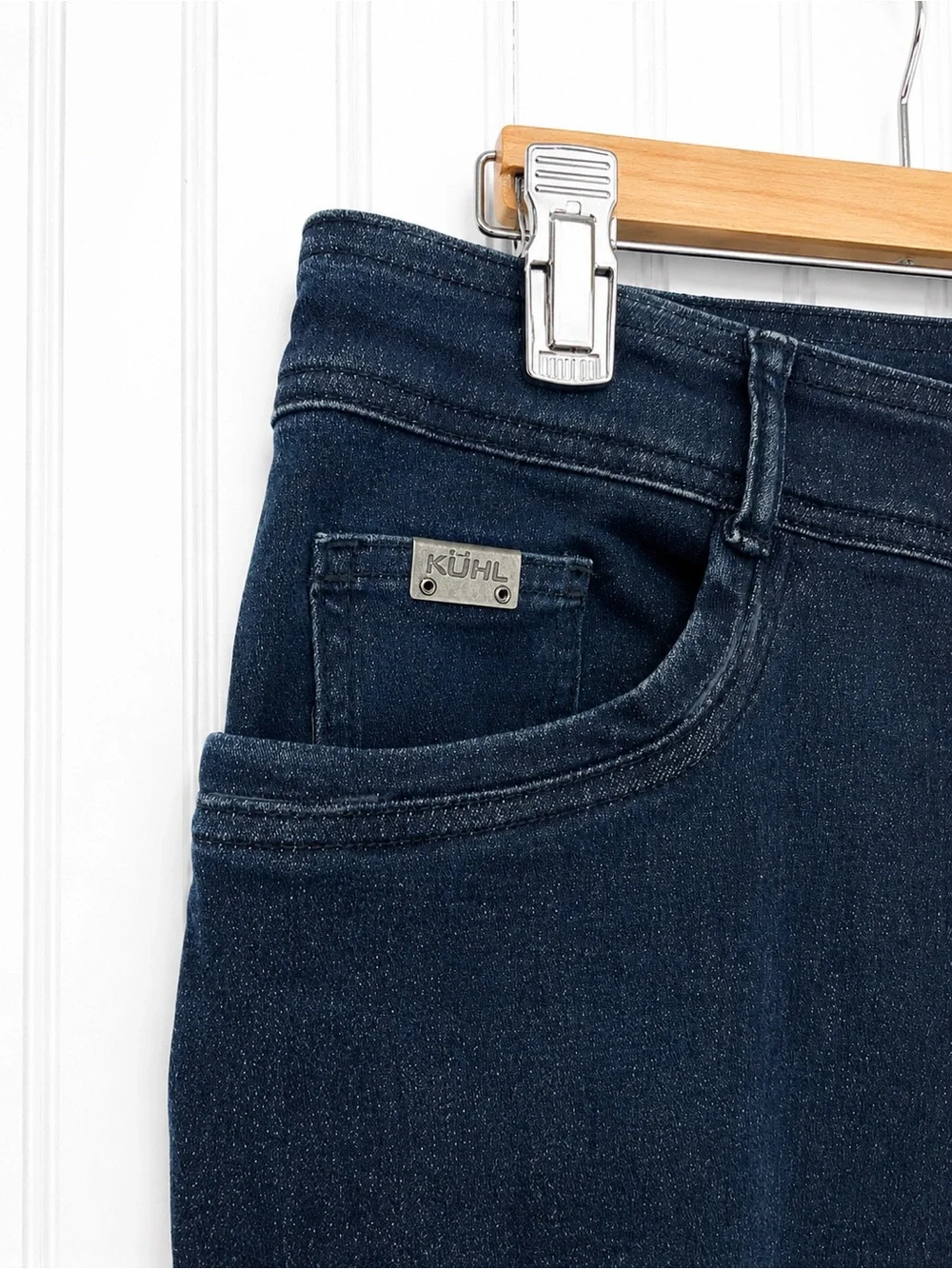 Kuhl Klassik Jeans Mens 38x32 Blue Born In The Mountains Hiking Active Everyday